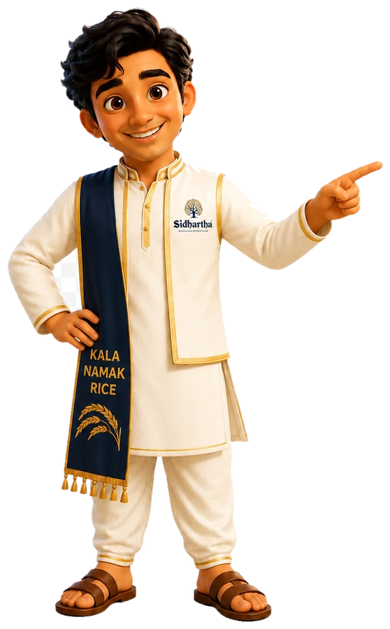 Sidhartha mascot pointing to glowing customer reviews
